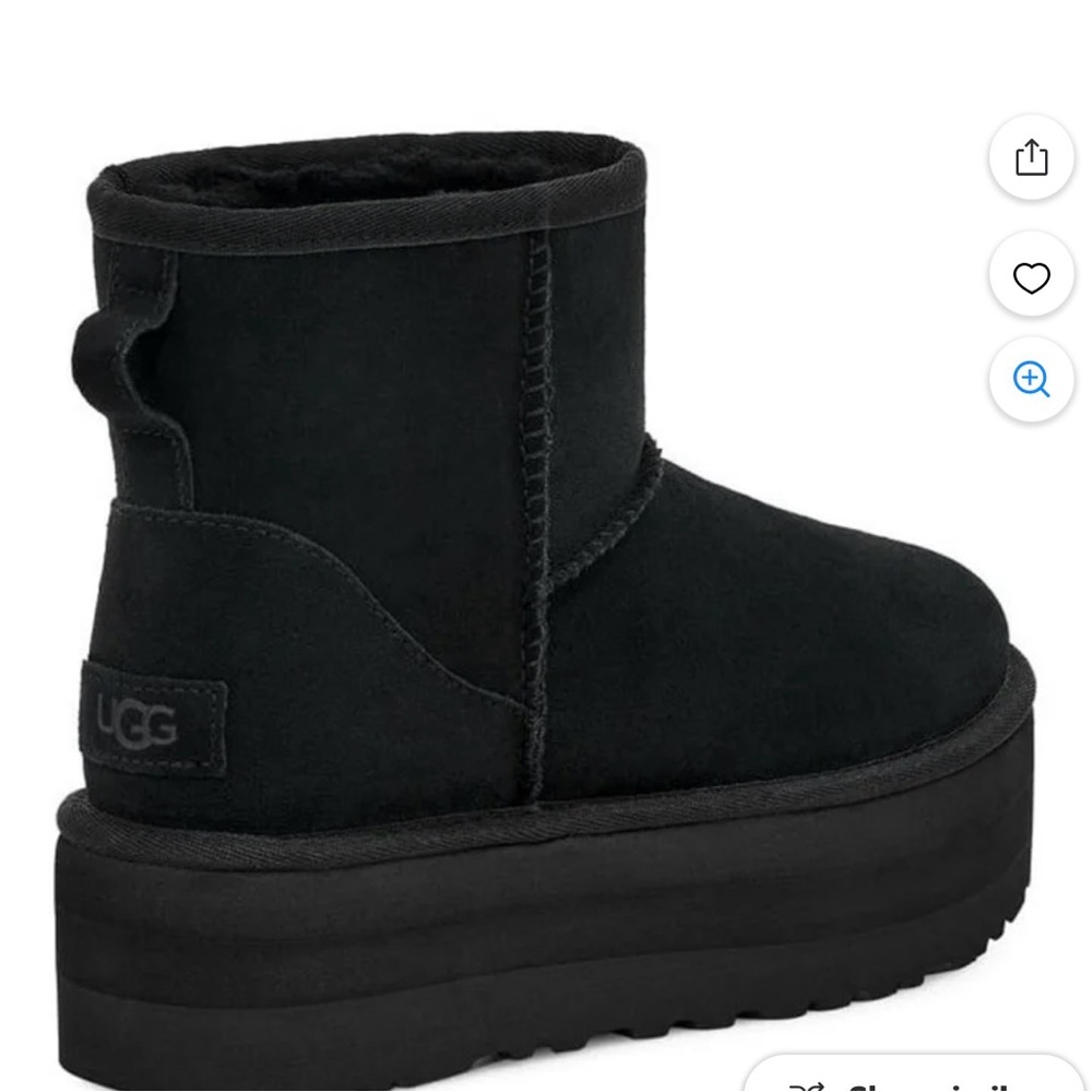 UGG Classic Black Platform Boot - image 1